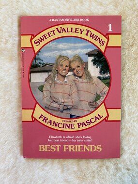 Sweet Valley Twins "Best Friends" paperback book #1 NEW Vintage Old Stock 1986